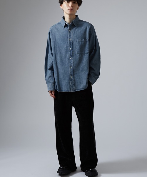 improves(インプローブス)の「6oz デニムシャツ(シャツ/ブラウス・メンズ・ネイビー/ライトブルー/ブルー・SMALL/MEDIUM/LARGE/X-LARGE)」の15枚目の写真