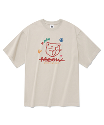 ベルロー 半袖Tシャツ ベージュ