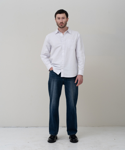 MANNERGRAM（マナーグラム）の「ターキイシュクール ストレートファイブポケットデニムパンツ ミディアムブルー（デニムパンツ・メンズ・その他・30(S)/32(M)/34(L)/36(XL)/38）」の7枚目の写真