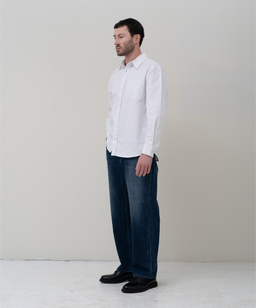 MANNERGRAM（マナーグラム）の「ターキイシュクール ストレートファイブポケットデニムパンツ ミディアムブルー（デニムパンツ・メンズ・その他・30(S)/32(M)/34(L)/36(XL)/38）」の9枚目の写真