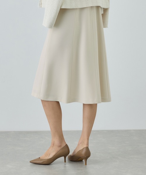 ROPE'（ロペ）の「トリアセダブルクロス セミフレアーワンピース