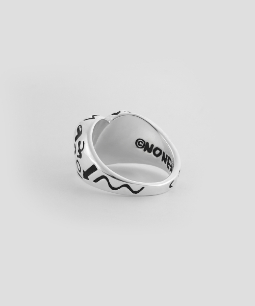 NONENON（ノンノン）の「BLACK LOVE RNG SILVER925 (DOODLE)（リング・レディース・その他・SMALL/MEDIUM/LARGE）」の3枚目の写真