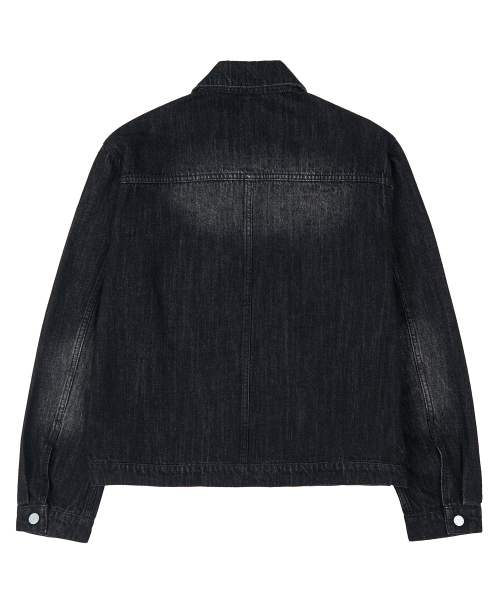 DECET（デケト）の「Denim Zip Jacket DCJK002BlackA（デニムジャケット・メンズ・その他・SMALL/MEDIUM/LARGE）」の9枚目の写真