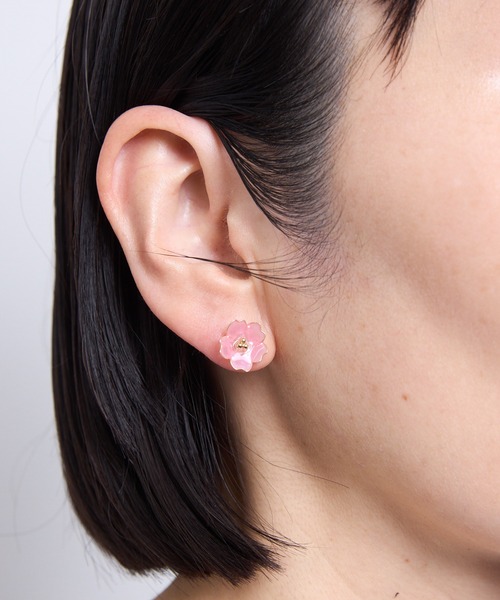 gargle（ガーグル）の「gargle ガーグル：SAKURAシリーズ　ジェリーサクラ　ピアス（ピアス（両耳用）・レディース・ゴールド/シルバー・FREE）」の5枚目の写真