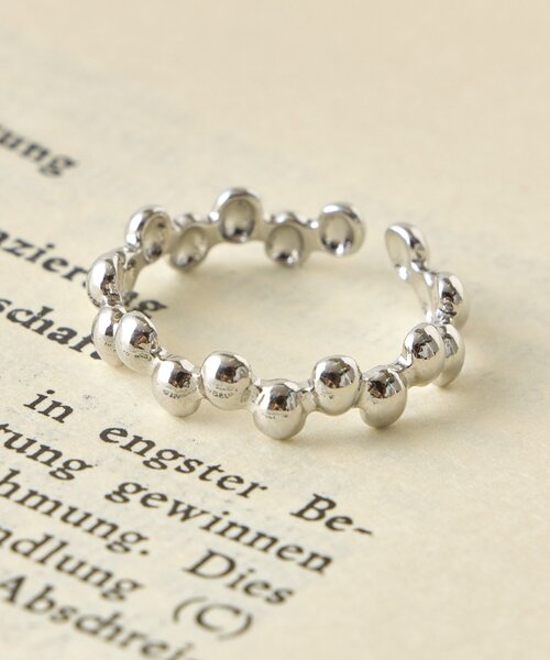 Jena espace merveilleux（ジェナ　エスパスメルヴェイユ）の「ツブツブリング（リング・レディース・シルバー/ゴールド・FREE）」の5枚目の写真