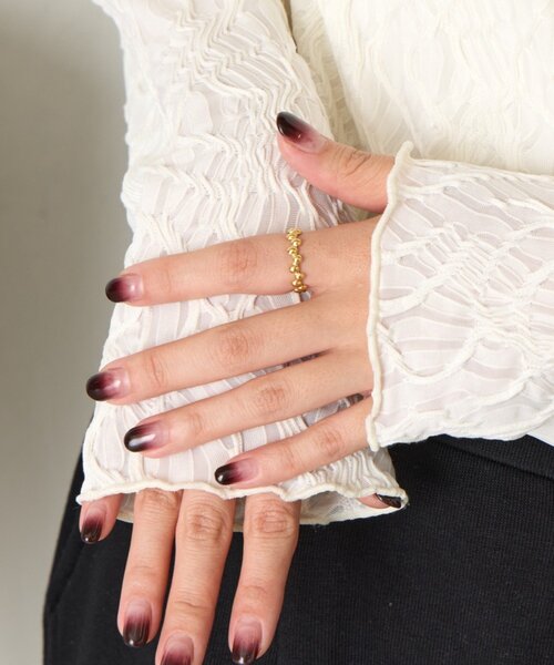 Jena espace merveilleux（ジェナ　エスパスメルヴェイユ）の「ツブツブリング（リング・レディース・シルバー/ゴールド・FREE）」の7枚目の写真