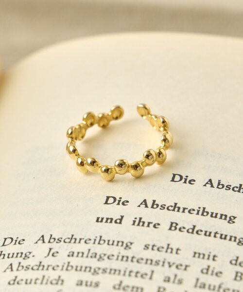 Jena espace merveilleux（ジェナ　エスパスメルヴェイユ）の「ツブツブリング（リング・レディース・シルバー/ゴールド・FREE）」の8枚目の写真
