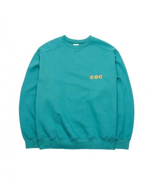 chancechance(チャンスチャンス)の「CEC スウェットシャツ(VNTGグリーン/裏起毛)(スウェット・メンズ・その他・SMALL/MEDIUM)」の1枚目の写真