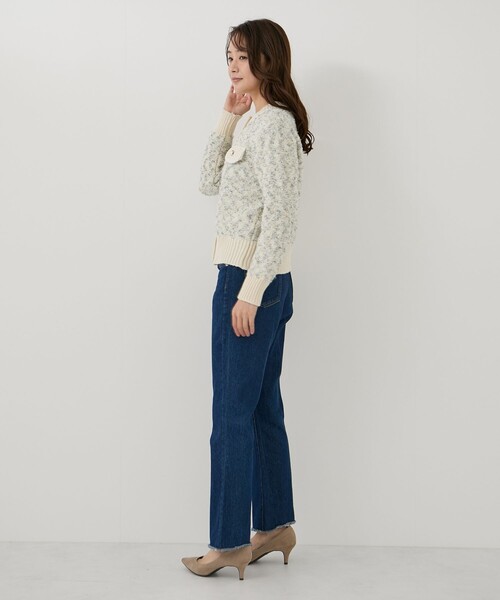 Jayro（ジャイロ）の「フェミニンツィード調ニットカーディガン（カーディガン/ボレロ・レディース・ブルー系その他6/ベージュ系その他2/ピンク・FREE）」の13枚目の写真