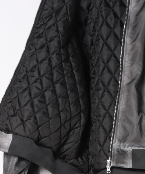 NYLAUS(ナイラス)の「【NYS】ヴィンテージ加工 脱着ファー フート ボンバージャケット フライトジャケット ミリタリージャケット ファーブルゾン(ダウンジャケット/コート・メンズ・カーキ/ブラック/グレー・M/L)」の4枚目の写真