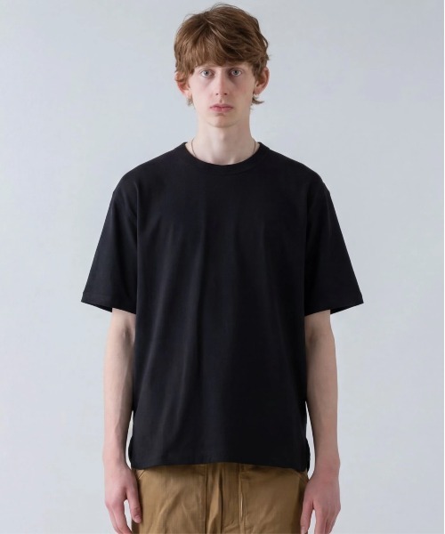 rehacer(レアセル)の「rehacer / Aged Cotton Flower Hem S/S CS / エイジド コットン フラワーヘム ショートスリーブカットソー(Tシャツ/カットソー・メンズ・ブルー/ベージュ/ブラック/ホワイト・MEDIUM/SMALL/X-LARGE/LARGE)」の3枚目の写真
