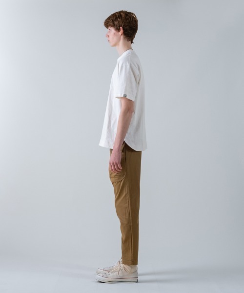 rehacer(レアセル)の「rehacer / Aged Cotton Flower Hem S/S CS / エイジド コットン フラワーヘム ショートスリーブカットソー(Tシャツ/カットソー・メンズ・ブルー/ベージュ/ブラック/ホワイト・MEDIUM/SMALL/X-LARGE/LARGE)」の10枚目の写真
