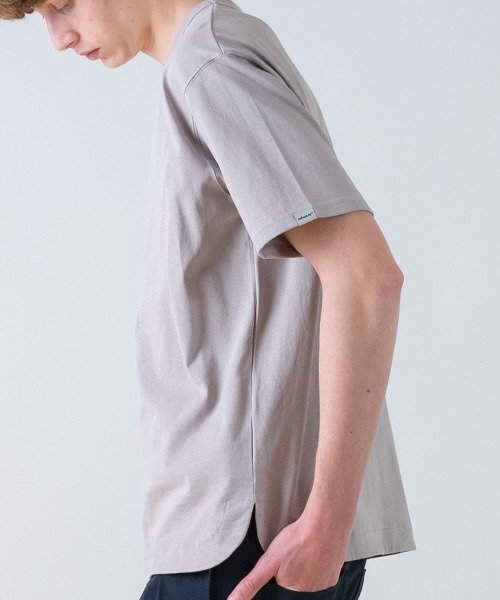 rehacer(レアセル)の「rehacer / Aged Cotton Flower Hem S/S CS / エイジド コットン フラワーヘム ショートスリーブカットソー(Tシャツ/カットソー・メンズ・ブルー/ベージュ/ブラック/ホワイト・MEDIUM/SMALL/X-LARGE/LARGE)」の15枚目の写真
