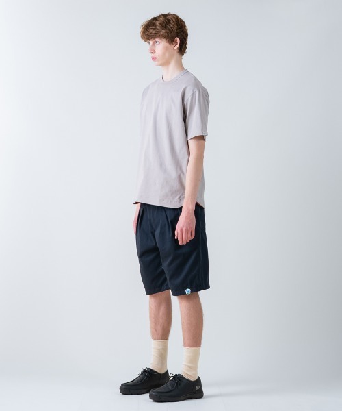 rehacer(レアセル)の「rehacer / Aged Cotton Flower Hem S/S CS / エイジド コットン フラワーヘム ショートスリーブカットソー(Tシャツ/カットソー・メンズ・ブルー/ベージュ/ブラック/ホワイト・MEDIUM/SMALL/X-LARGE/LARGE)」の6枚目の写真