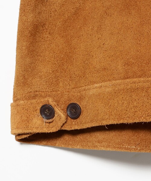BEAMS(ビームス)の「スエード ジップアップ ブルゾン【ワイドフィット】(ブルゾン・メンズ・ライトブラウン・M/S/L/XL)」の10枚目の写真