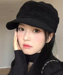 DAY CLOSET | 【サイズ調節可】小顔見えシルエット。スエード調キャスケット レディース(キャスケット)