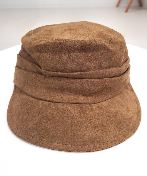 DAY CLOSET（デイ クローゼット）の「【サイズ調節可】小顔見えシルエット。スエード調キャスケット レディース（キャスケット・レディース・ブラック/ベージュ/ブラウン/キャメル/バーガンディー・ONE SIZE）」の15枚目の写真