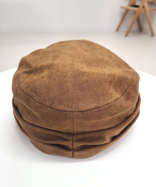 DAY CLOSET（デイ クローゼット）の「【サイズ調節可】小顔見えシルエット。スエード調キャスケット レディース（キャスケット・レディース・ブラック/ベージュ/ブラウン/キャメル/バーガンディー・ONE SIZE）」の17枚目の写真
