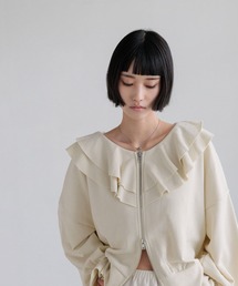 LOWRYS FARM | フリルＺＩＰウラケ　636140(スウェット)