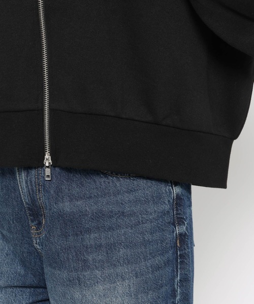 LOWRYS FARM（ローリーズファーム）の「フリルＺＩＰウラケ　636140（スウェット・レディース・グレー/アイボリー/ブラック・FREE）」の15枚目の写真