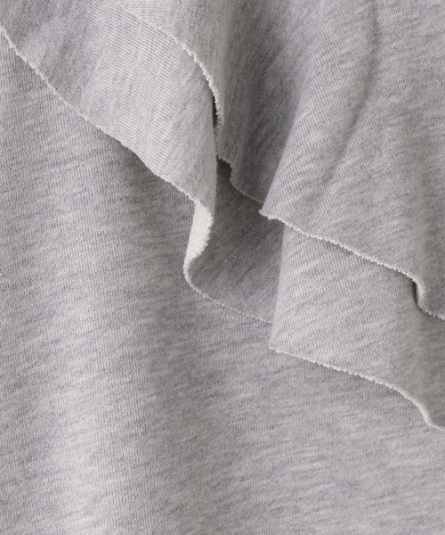 LOWRYS FARM（ローリーズファーム）の「フリルＺＩＰウラケ　636140（スウェット・レディース・グレー/アイボリー/ブラック・FREE）」の20枚目の写真