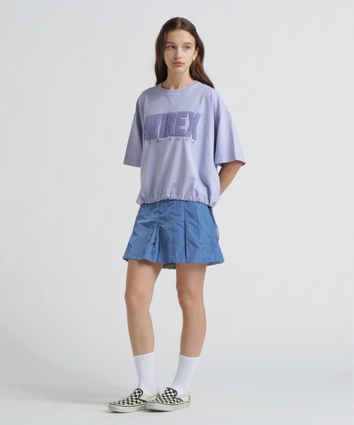 AVIREX（アヴィレックス）の「NYLON SKIRT-LIKE PLEATED SKIRT（スカート・レディース・ブラック/ブルー・F）」の17枚目の写真