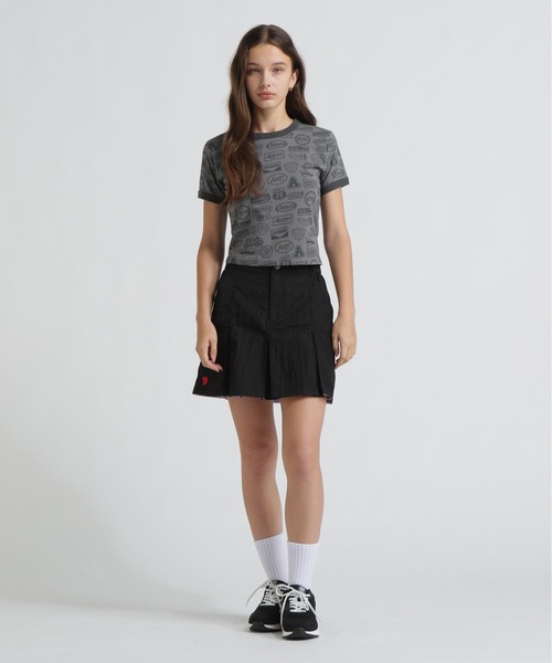 AVIREX（アヴィレックス）の「NYLON SKIRT-LIKE PLEATED SKIRT（スカート・レディース・ブラック/ブルー・F）」の5枚目の写真