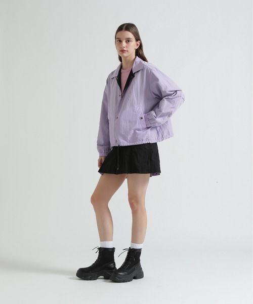 AVIREX（アヴィレックス）の「NYLON SKIRT-LIKE PLEATED SKIRT（スカート・レディース・ブラック/ブルー・F）」の13枚目の写真