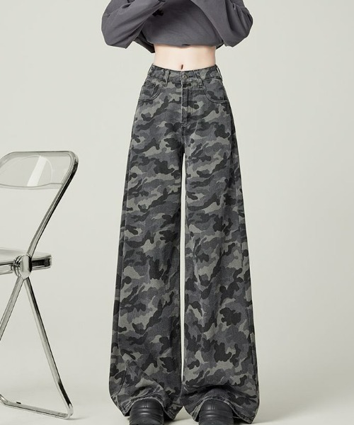 REBALANCE(リバランス)の「カモフラデニムパンツ(デニムパンツ・レディース・A・LARGE/MEDIUM/X-LARGE)」の2枚目の写真