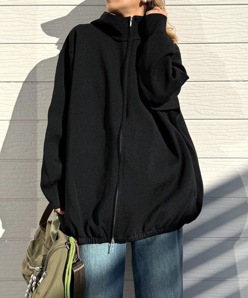 Q（キュー）の「スポンディッシュパーカー（パーカー・レディース・アイボリー/ブラック・MEDIUM）」の16枚目の写真