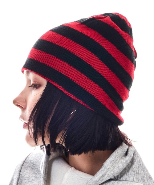 BEEDEN（ビーデン）の「REVERSIBLE TWO TONE BEANIE（ニットキャップ