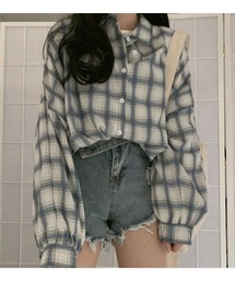 VIBGYOR Women | 【Mayree】チェック柄 長袖 シャツ(シャツ/ブラウス)