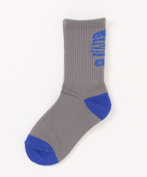 GROOVY COLORS（グルービーカラーズ）の「GCS HAMBURGER Socks（ソックス/靴下・キッズ・ネイビー/グリーン/ブラウン/グレー・SMALL/LARGE/MEDIUM）」の6枚目の写真