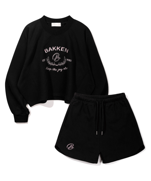 BAKKEN(バッケン)の「シグネチャーロゴ スウェットセットアップ BK4998_2998_ブラック(スウェット・レディース・ブラック・FREE)」の2枚目の写真