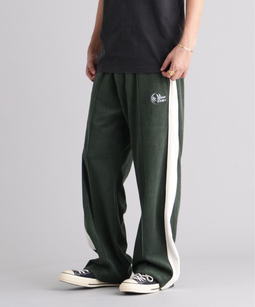 MANASTASH(マナスタッシュ)の「MANASTASH/マナスタッシュ/TRACK JERSEY PANTS(その他パンツ・メンズ・ブラック/モスグリーン/ネイビー・XL/S/L/M)」の2枚目の写真