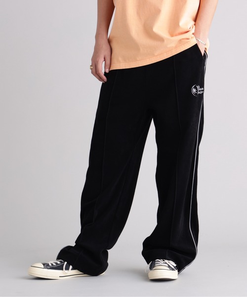 MANASTASH(マナスタッシュ)の「MANASTASH/マナスタッシュ/TRACK JERSEY PANTS(その他パンツ・メンズ・ブラック/モスグリーン/ネイビー・XL/S/L/M)」の1枚目の写真