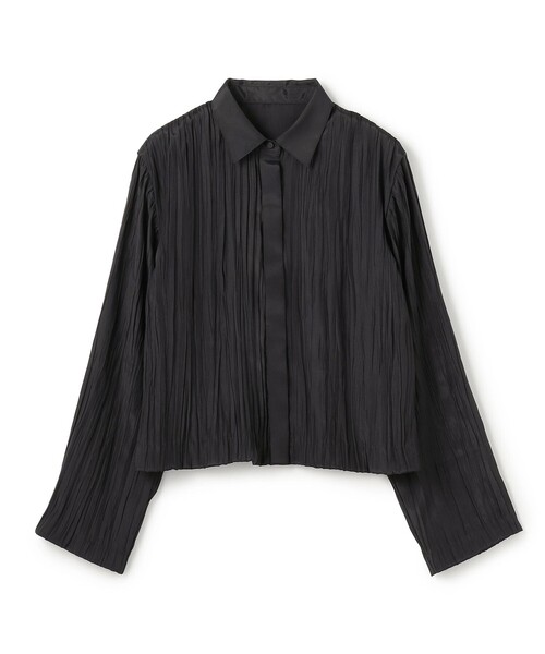 uncrave(アンクレイヴ)の「マシーンプリーツ シャツ(シャツ/ブラウス・レディース・ホワイト系/カーキ系/ブラック系・F)」の6枚目の写真