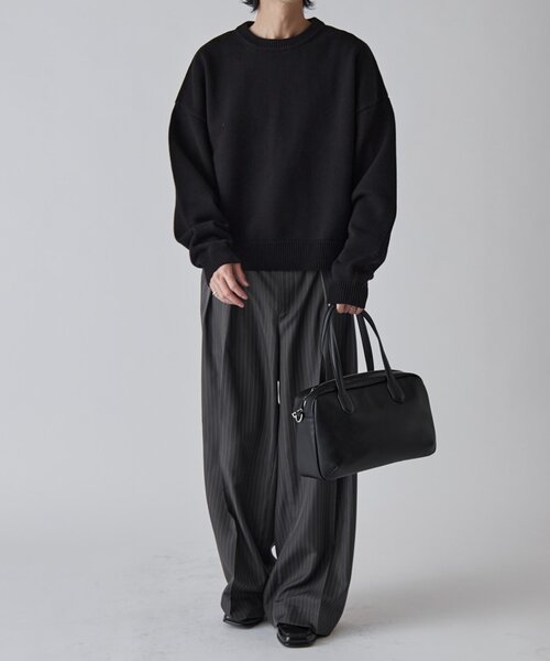 Lui's（ルイス）の「スムースボストンバッグ（ショルダーバッグ・メンズ・ブラック・FREE）」の22枚目の写真