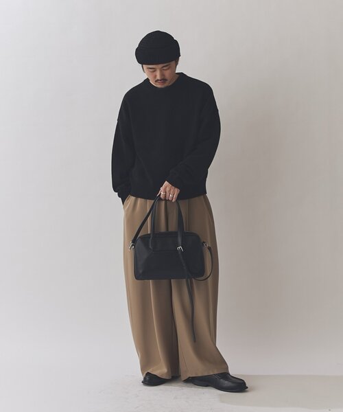 Lui's(ルイス)の「スムースボストンバッグ(ショルダーバッグ・メンズ・ブラック・FREE)」の19枚目の写真