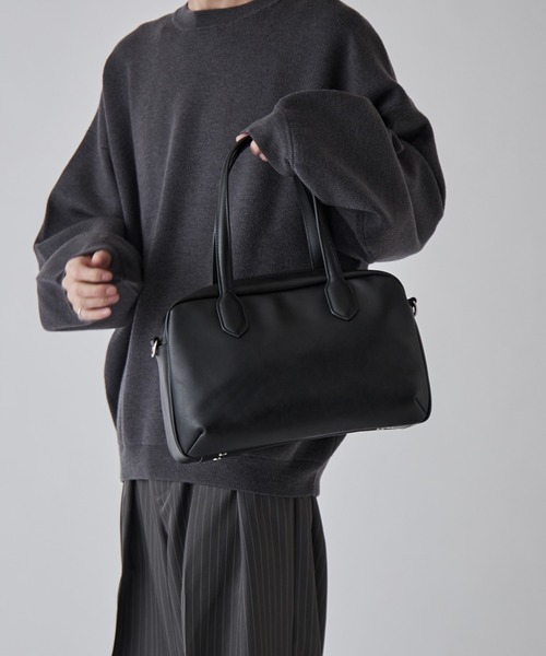 Lui's（ルイス）の「スムースボストンバッグ（ショルダーバッグ・メンズ・ブラック・FREE）」の10枚目の写真