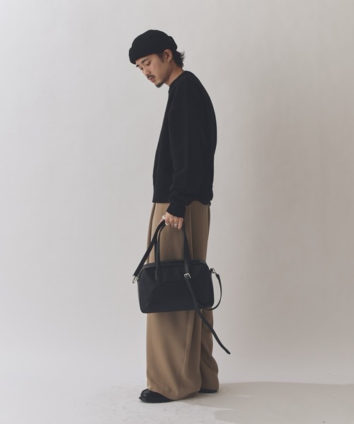Lui's（ルイス）の「スムースボストンバッグ（ショルダーバッグ・メンズ・ブラック・FREE）」の17枚目の写真
