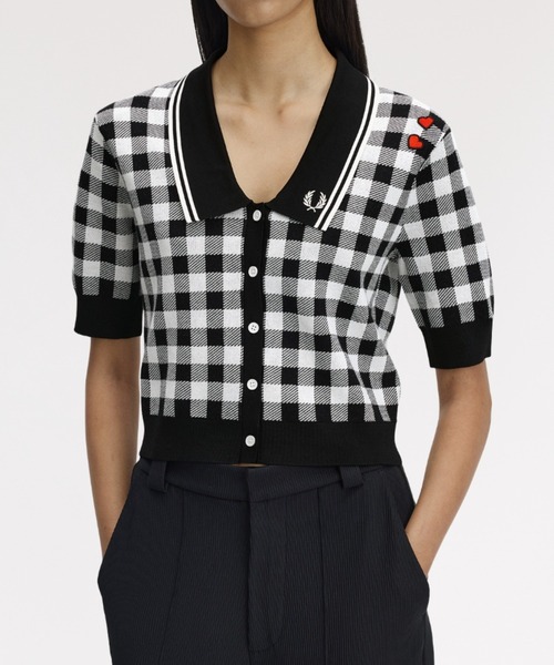 Amy Winehouse Gingham Knitted Shirt／エイミー・ワインハウス