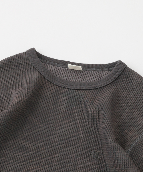 Champion(チャンピオン)の「Champion /チャンピオン LONG SLEEVE T-SHIRT(Tシャツ/カットソー・メンズ・カーキ/チャコールグレー・MEDIUM/LARGE)」の5枚目の写真