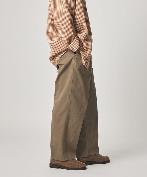 Steven Alan(スティーブンアラン)の「<Steven Alan> ガーメントダイ ハイツイスト イン ツープリーツ ドレス トラウザーズ(スラックス・メンズ・ネイビー/モカ・XL/L/M/S)」の7枚目の写真