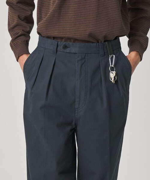 Steven Alan(スティーブンアラン)の「<Steven Alan> ガーメントダイ ハイツイスト イン ツープリーツ ドレス トラウザーズ(スラックス・メンズ・ネイビー/モカ・XL/L/M/S)」の10枚目の写真