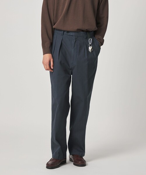 Steven Alan(スティーブンアラン)の「<Steven Alan> ガーメントダイ ハイツイスト イン ツープリーツ ドレス トラウザーズ(スラックス・メンズ・ネイビー/モカ・XL/L/M/S)」の12枚目の写真