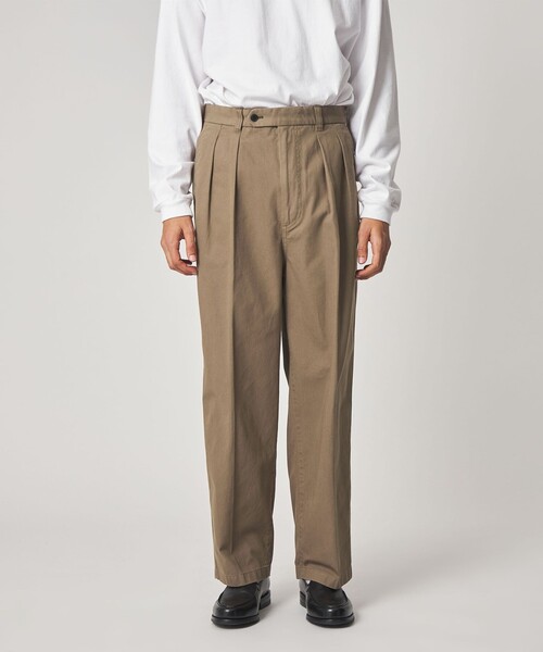 Steven Alan(スティーブンアラン)の「<Steven Alan> ガーメントダイ ハイツイスト イン ツープリーツ ドレス トラウザーズ(スラックス・メンズ・ネイビー/モカ・XL/L/M/S)」の17枚目の写真
