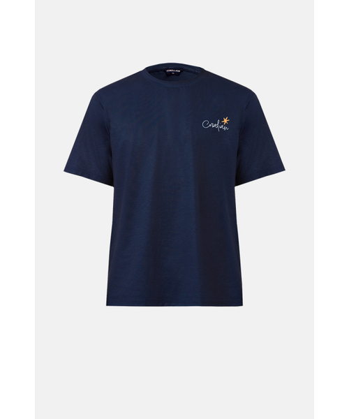 CORALIAN(コラリアン)の「デイリーソロナグラフィックラウンドTシャツレディースネイビー(Tシャツ/カットソー・レディース・その他・L/XL/XXL/XS/S/M)」の2枚目の写真