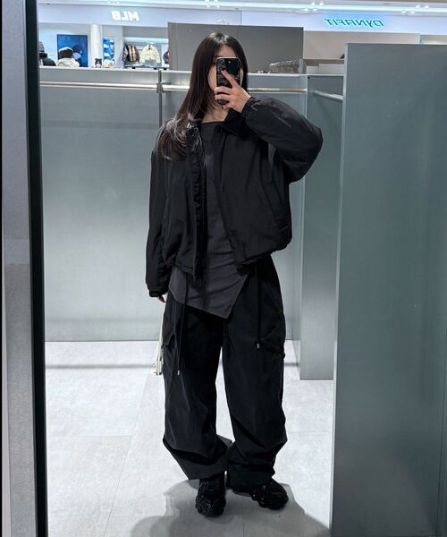INSILENCE WOMEN(インサイレンスウーマン)の「ソフトパディッドジャンパー BLACK(ダウンジャケット/コート・レディース・その他・S/M)」の6枚目の写真