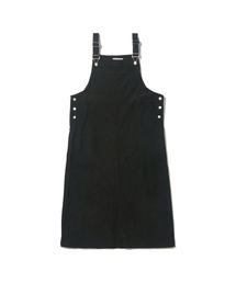 ROIDESROIS（ロワデロワ）の「コーデュロイスウェットオーバーロールワンピース（ブラック）（ワンピース）」